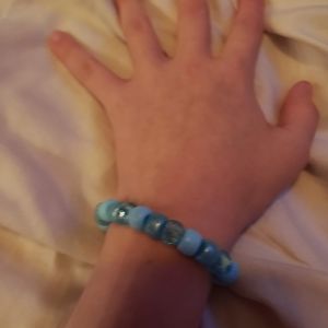 Neon handmade bracelets (blue)